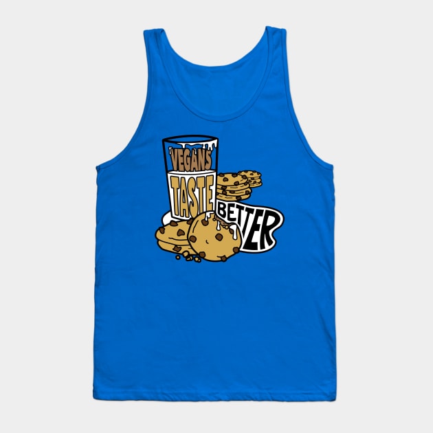 Vegans Taste Better (Cookies) Tank Top by VeganCuts